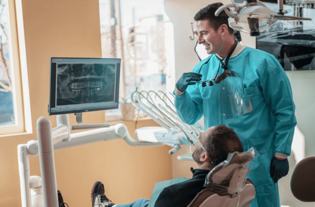 Dentist On Washington clinic interior and professional dental care services in Philadelphia.